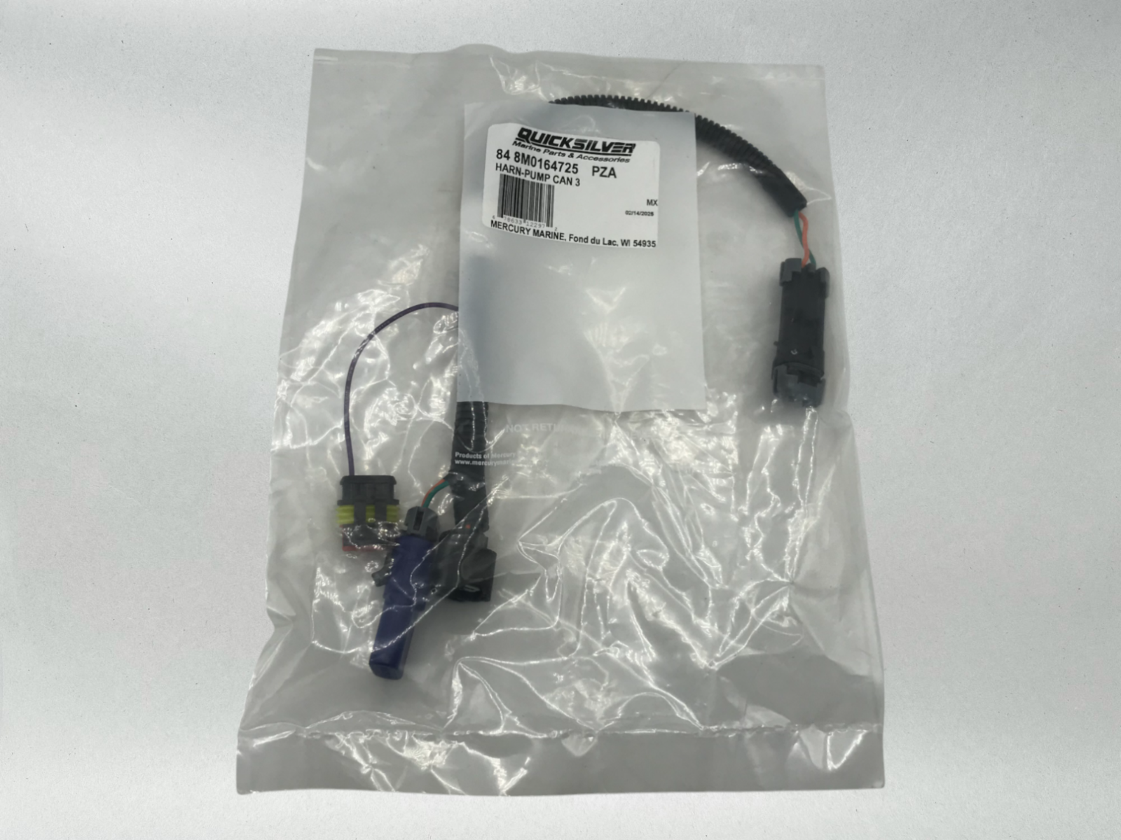 Mercury OEM Mercruiser Harness Pump CAN Verado Power Steering 8M0164725