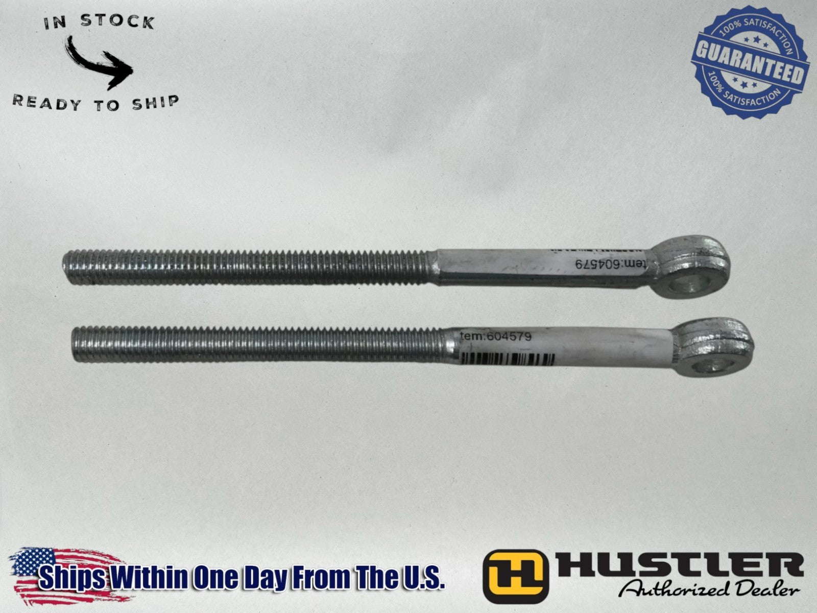 2 Hustler OEM 604579 DECK LIFT LINK RODS RAPTOR SD BIG DOG ALPHA MP