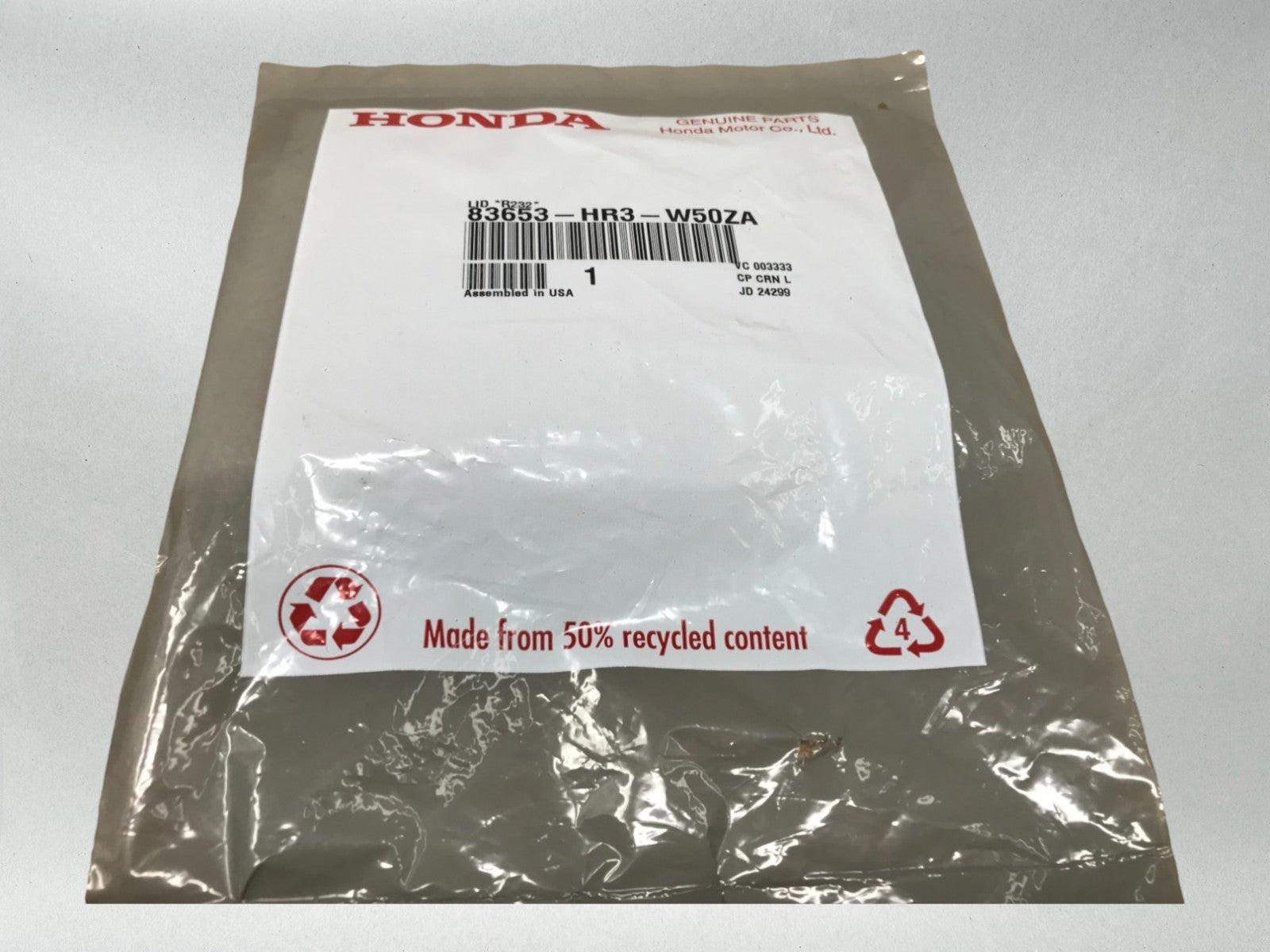 Honda Genuine OEM RANCHER 420 OIL CHECK ACCESS DOOR,COVER 83653-HR3-W50ZS