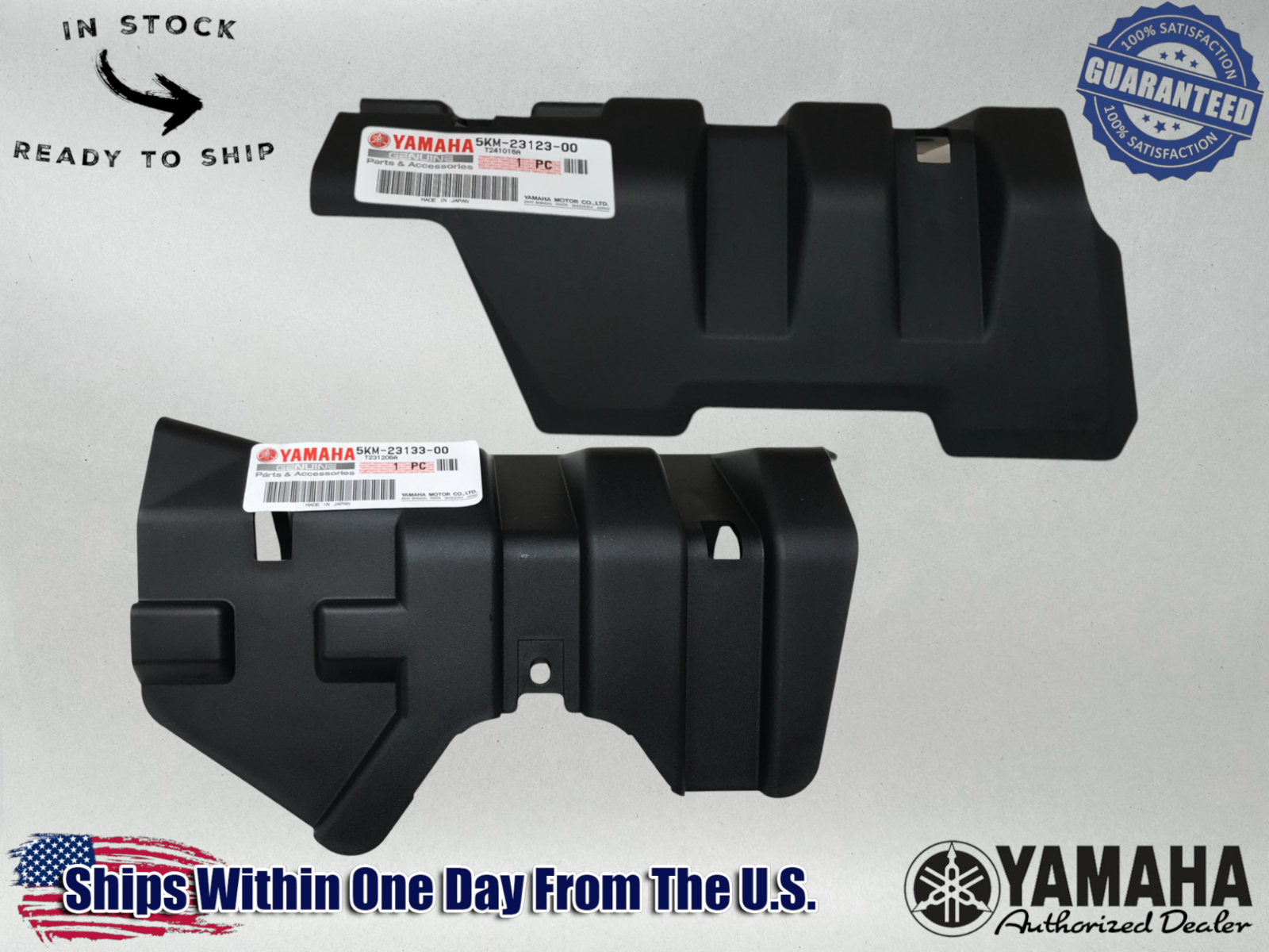 Yamaha Genuine OEM Grizzly 660 Front Lt & Rt Cv Boot A-arm A Arms Guards
