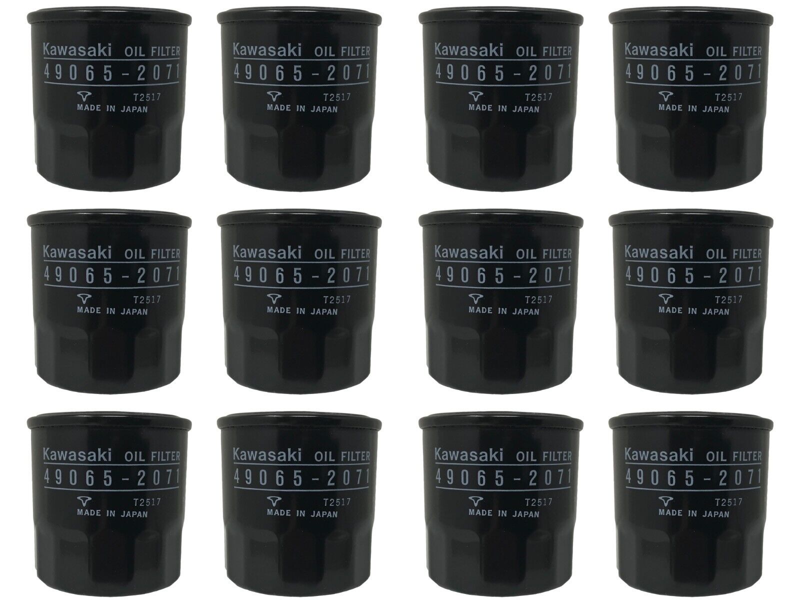 OEM Kawasaki Oil Filter 49065-2071 12 PACK