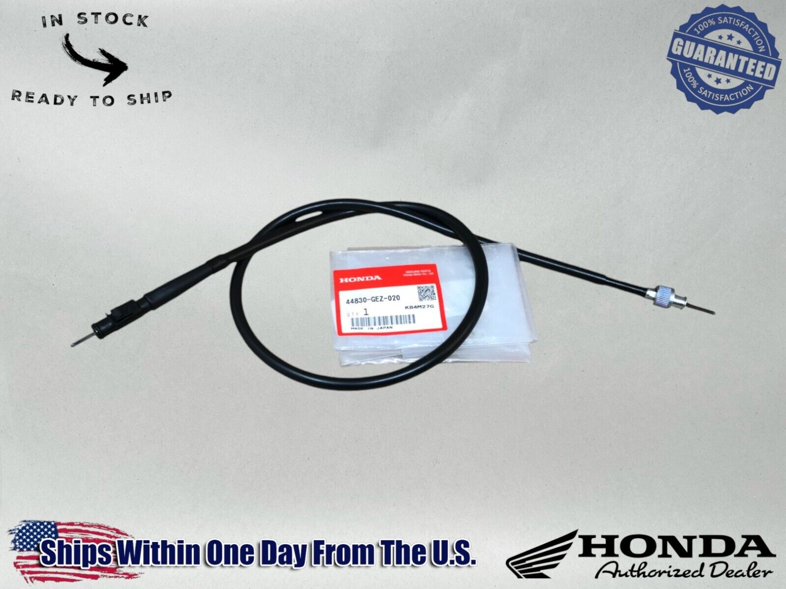 Honda OEM 2003 - 2019 RUCKUS 50 NPS50 SPEEDOMETER CABLE 44830-GEZ-020