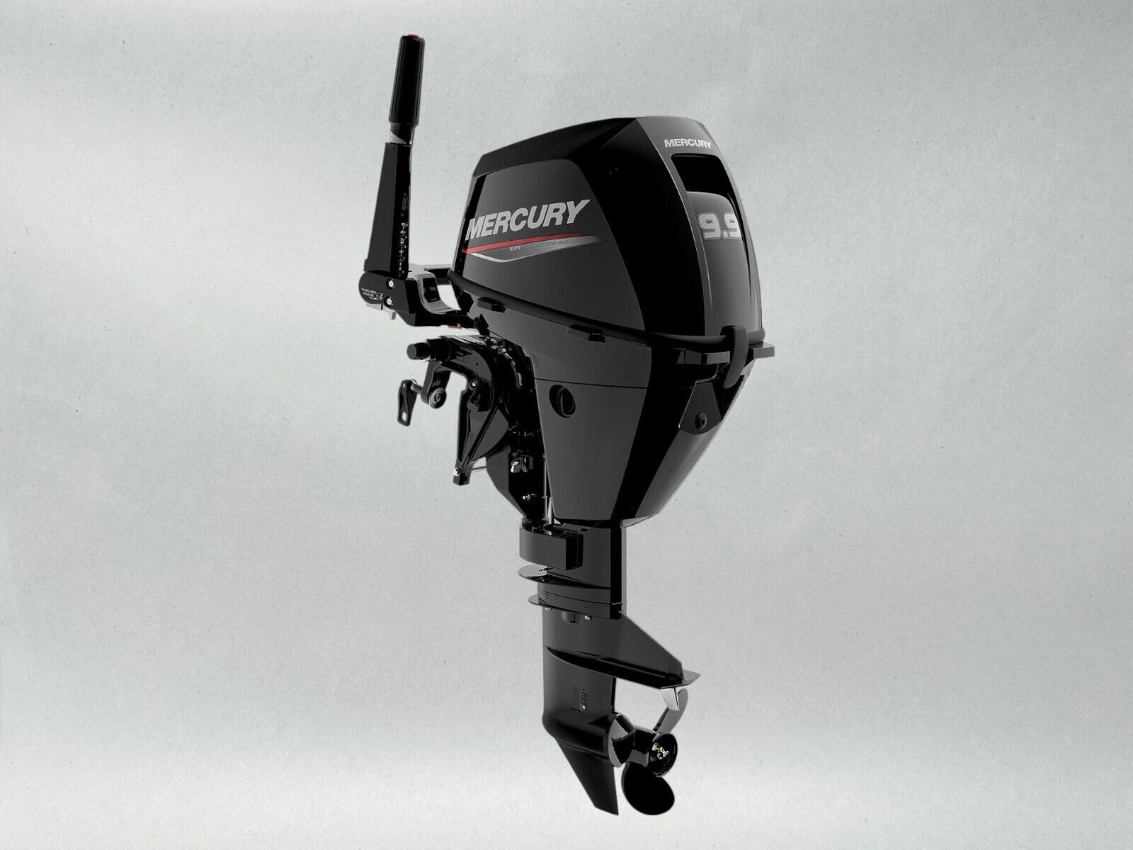 Mercury 9.9hp EFI Tiller FourStroke Outboard Motor, 15" Shaft Model ME 9.9EH 4S