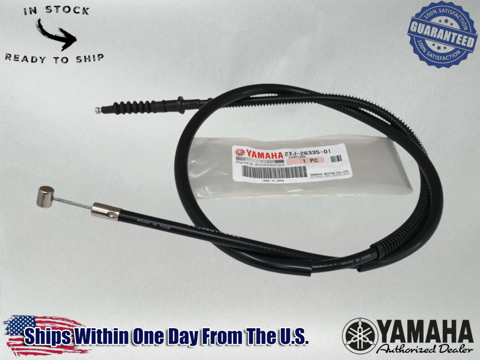 Yamaha Genuine OEM Clutch Cable Blaster YFS200 YFS 200 2XJ-26335-01-00