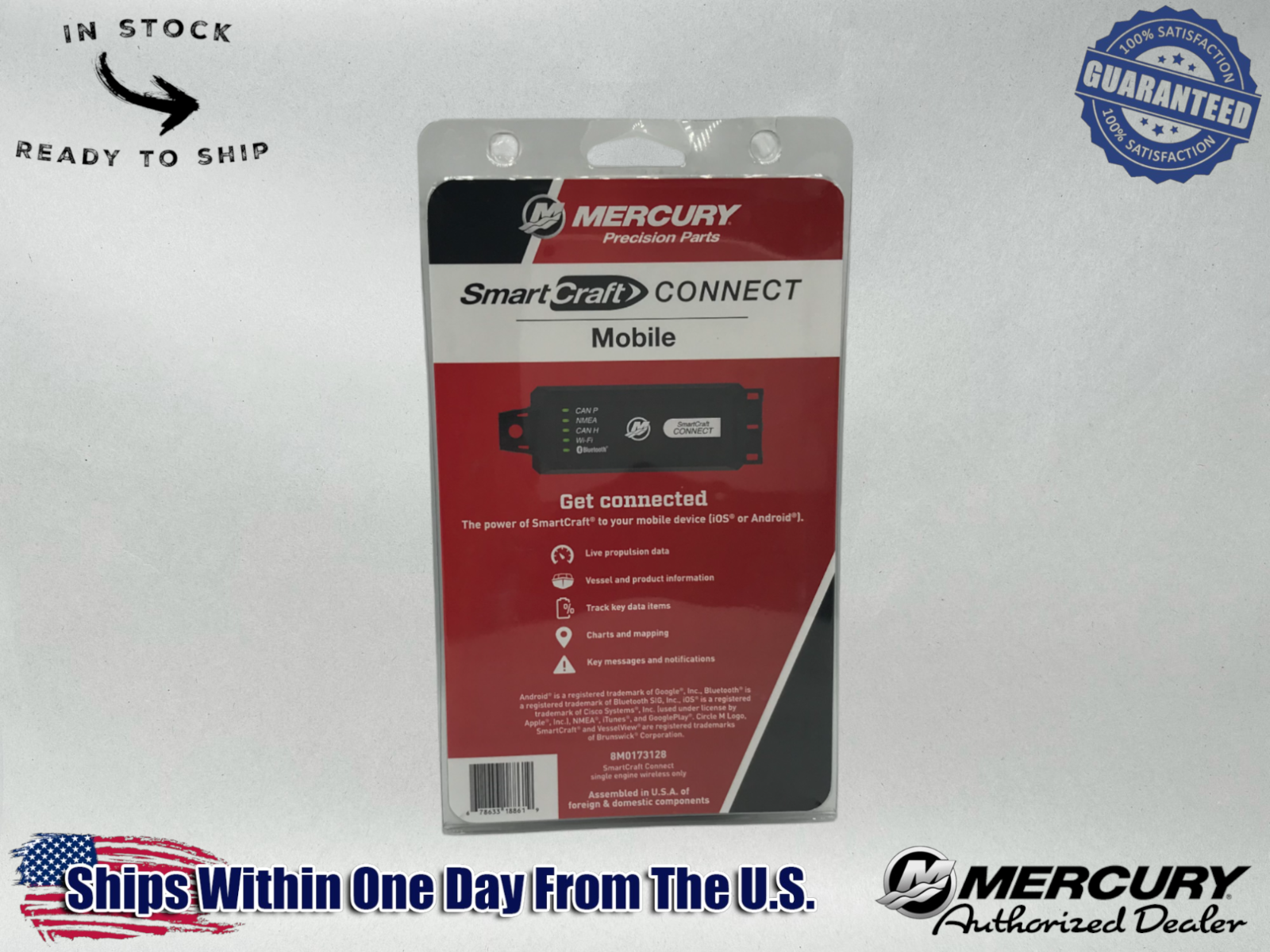 Mercury Genuine OEM Authentic Smartcraft CONNECT Mobile Vessel View 8M0173128