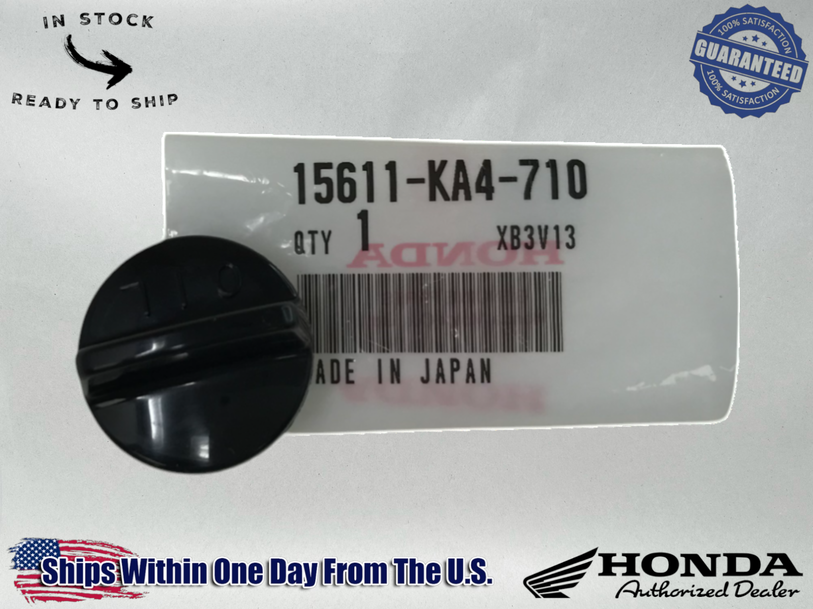 Honda Genuine OEM Authentic OIL FILL CAP 15611-KA4-710