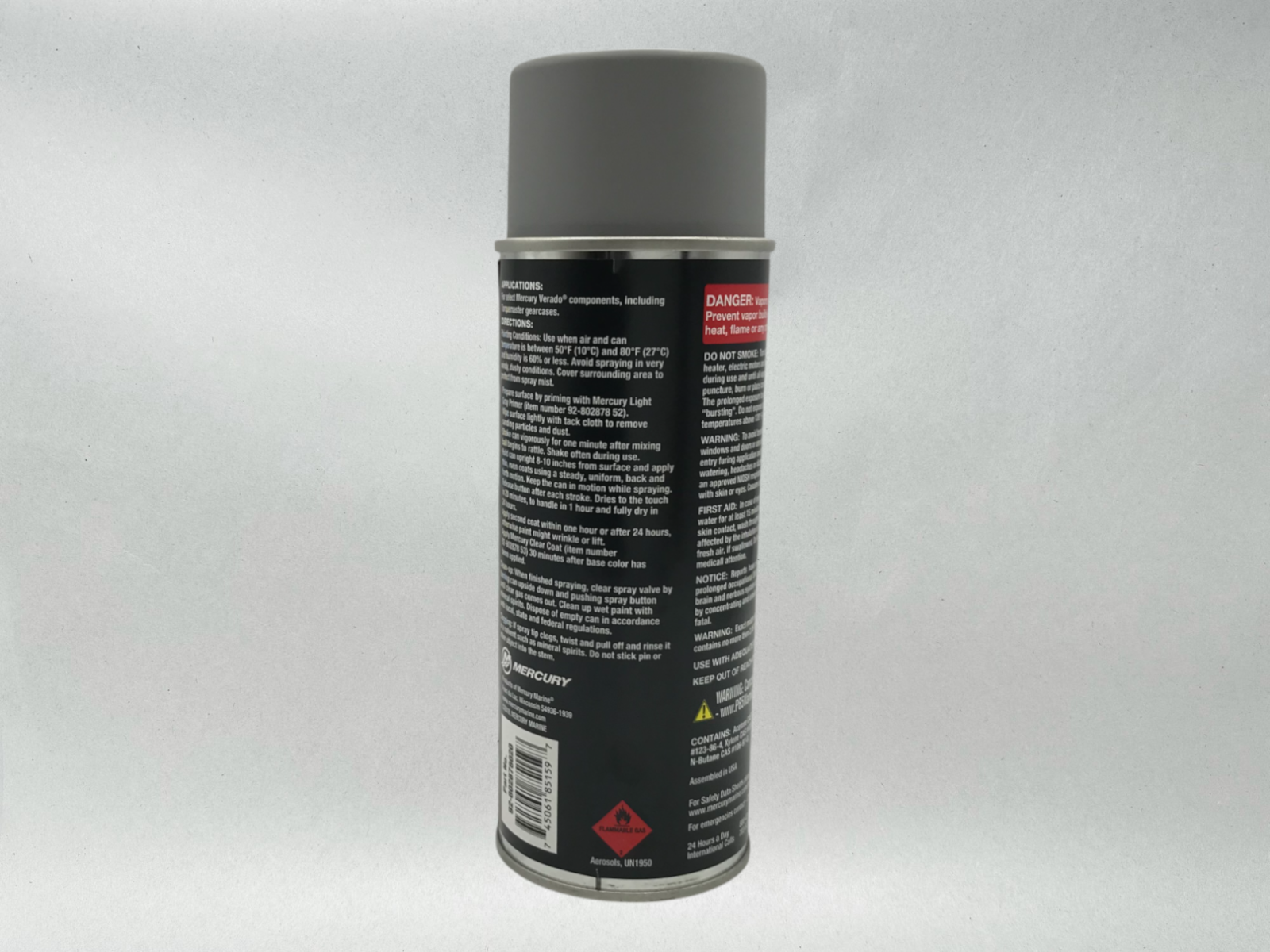 Mercury Genuine OEM Authentic Verado Silver Enamel Spray Paint PN 92-802878020