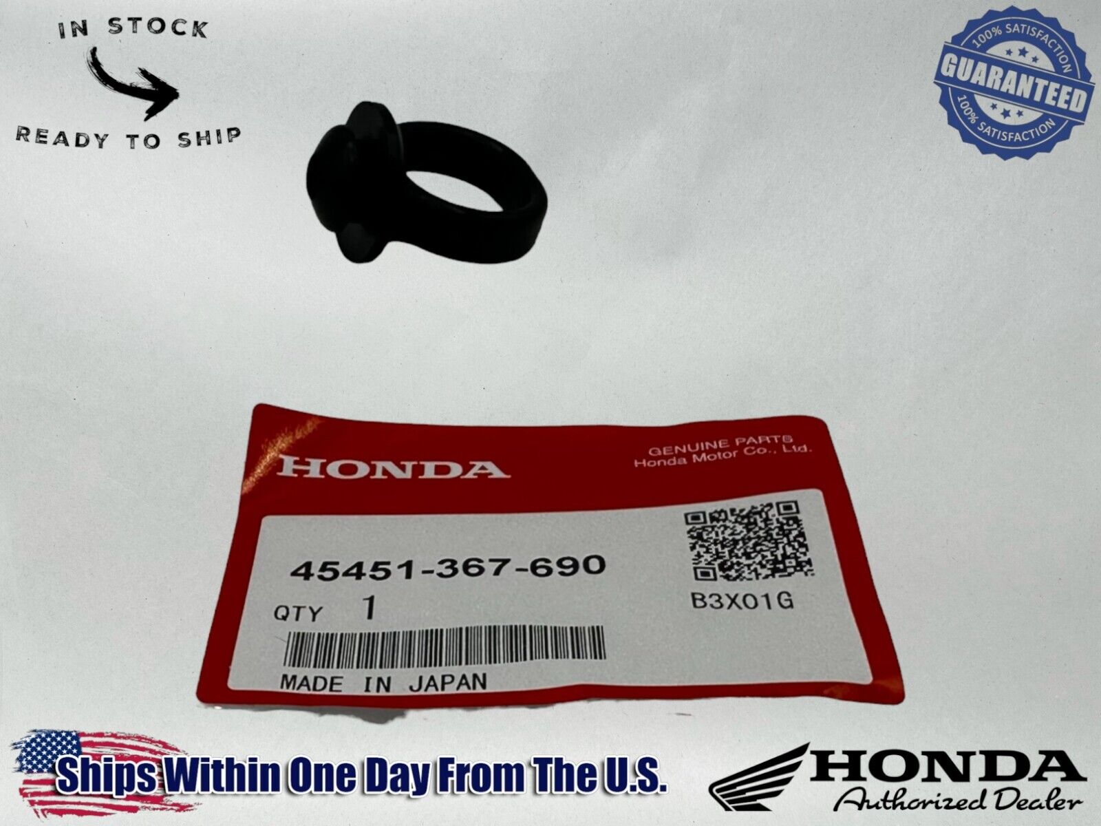 Honda Genuine OEM Authentic Wire Grommet 45451-367-690