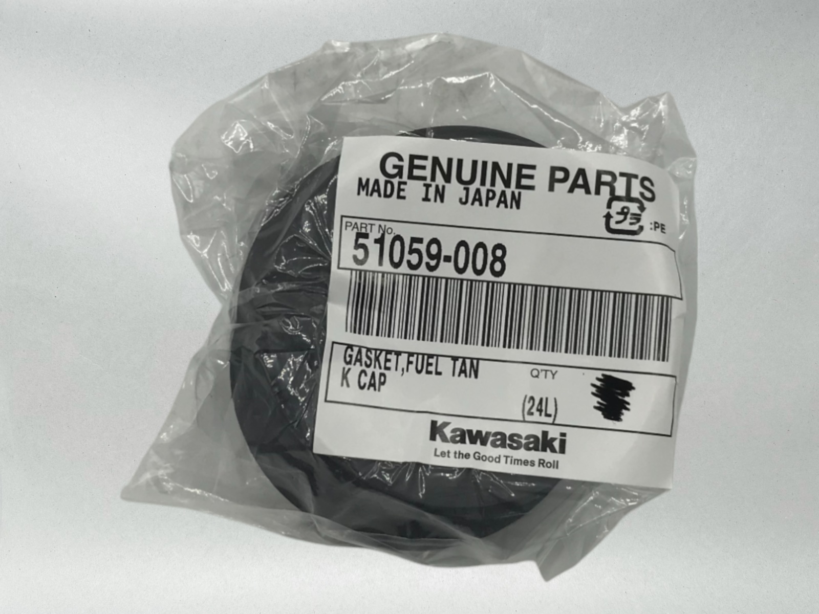 Kawasaki Genuine OEM Authentic GAS CAP GASKET 51059-008