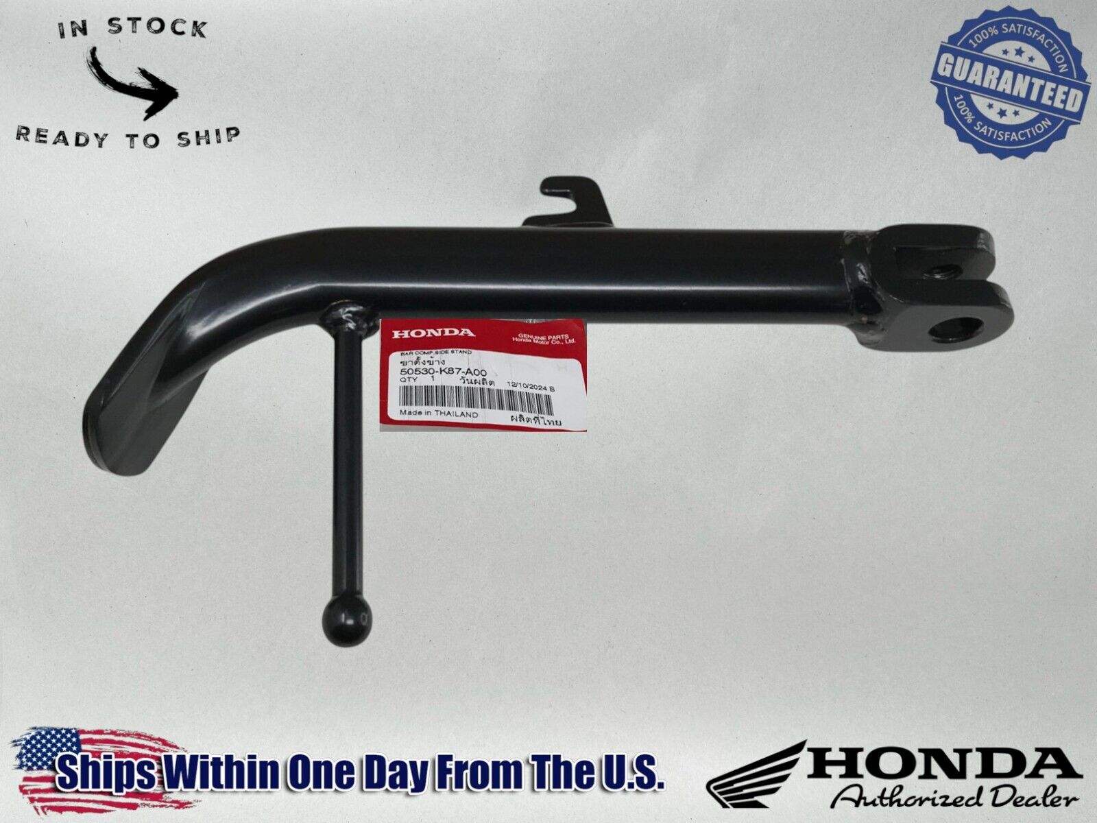 Honda Genuine OEM KICKSTAND SIDE STAND 2017-24 REBEL 300 500 50530-K87-A00