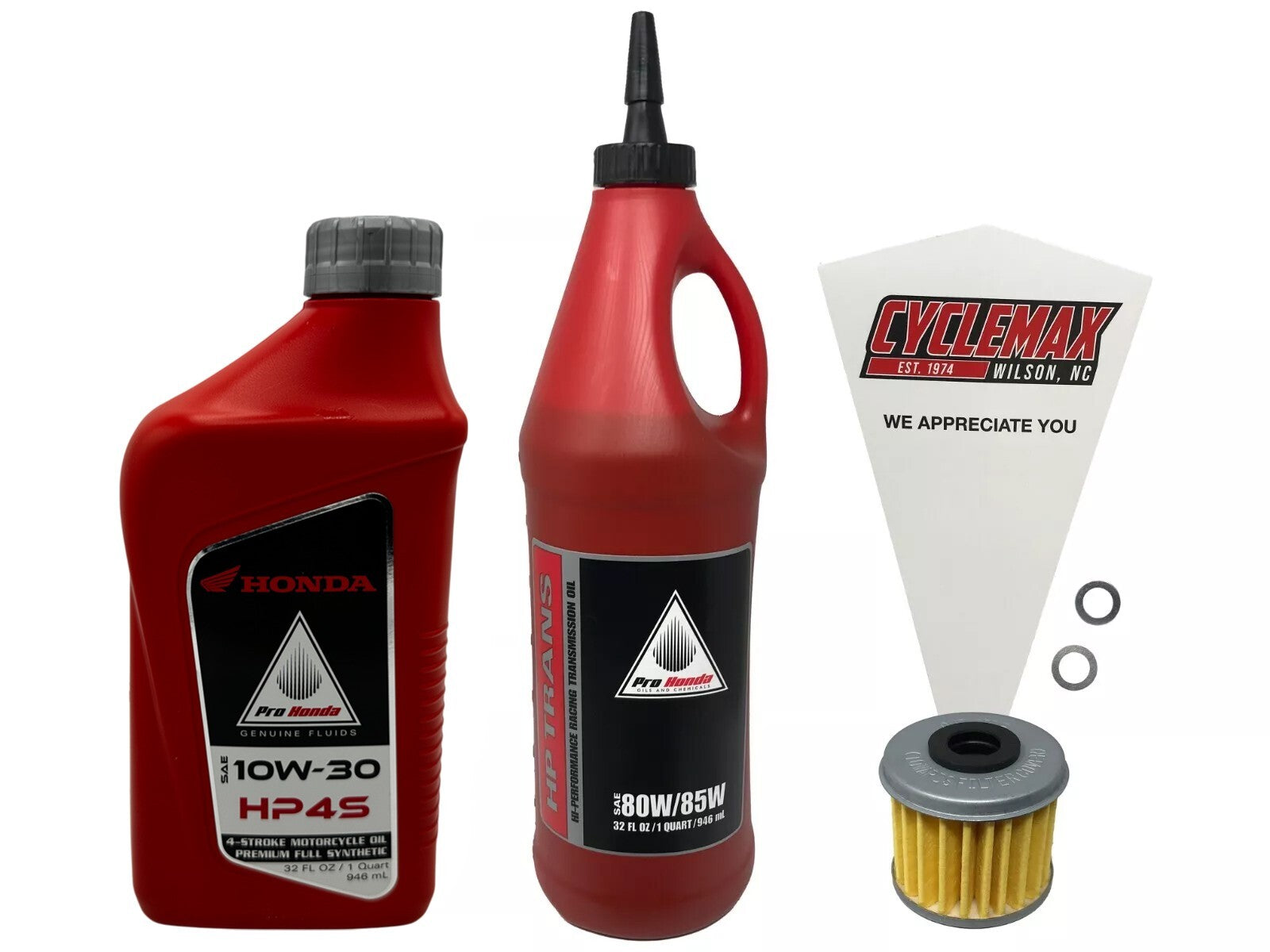 Cyclemax OEM Full Synthetic Maintenance Kit fits 2004-2025 Honda CRF250R