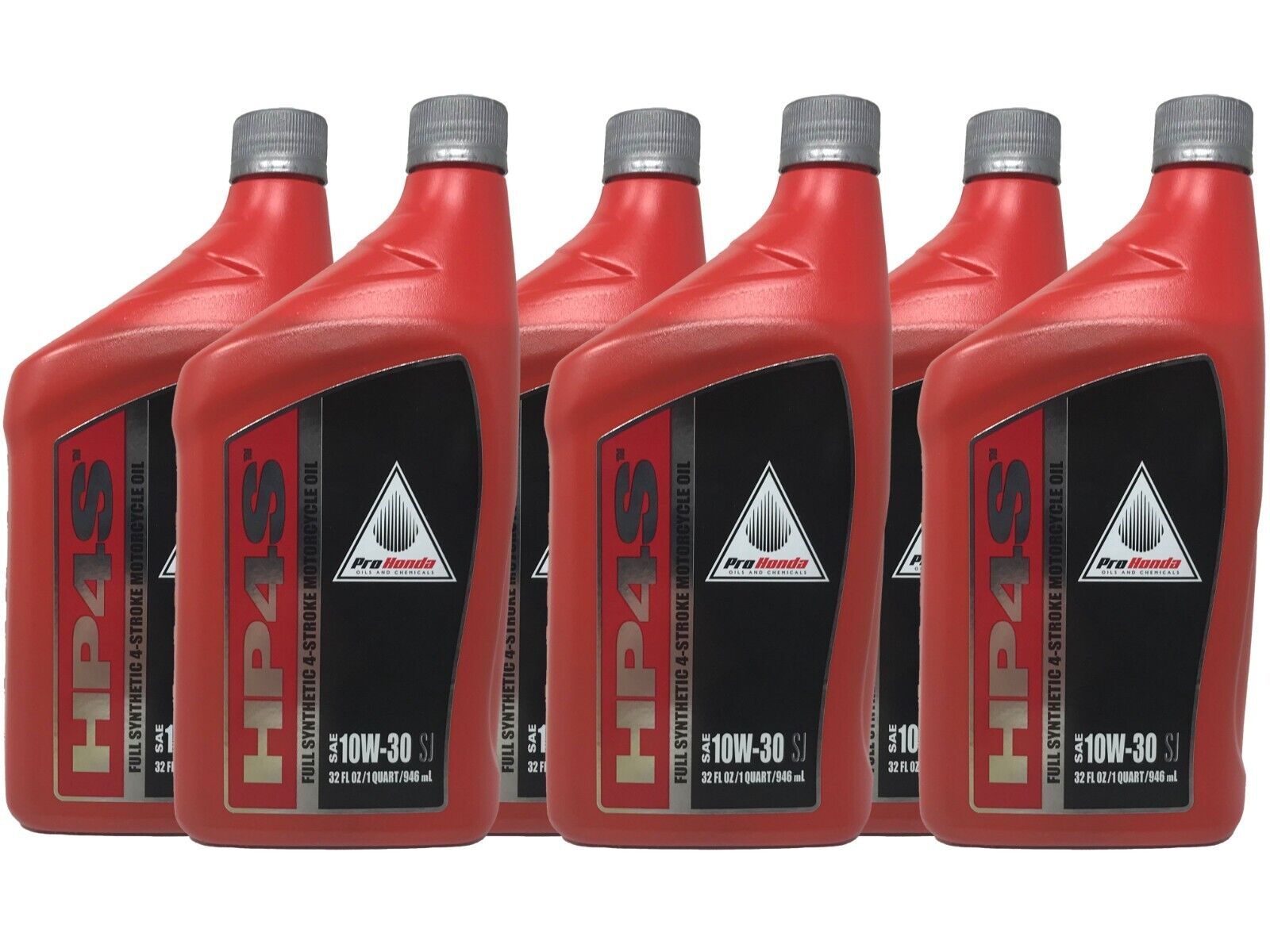 Honda HP4S 10W30 Full Synthetic 4 Stroke Motor Oil 08C35-SYN-1030M - 6 Pack