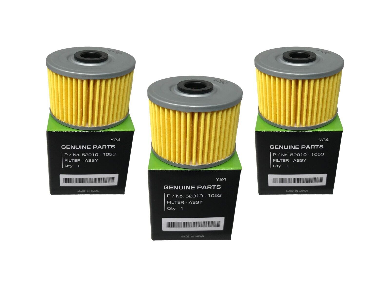 OEM Kawasaki KLX KFX KX 110 140 250 450 Oil Filter 52010-1053 3 PACK