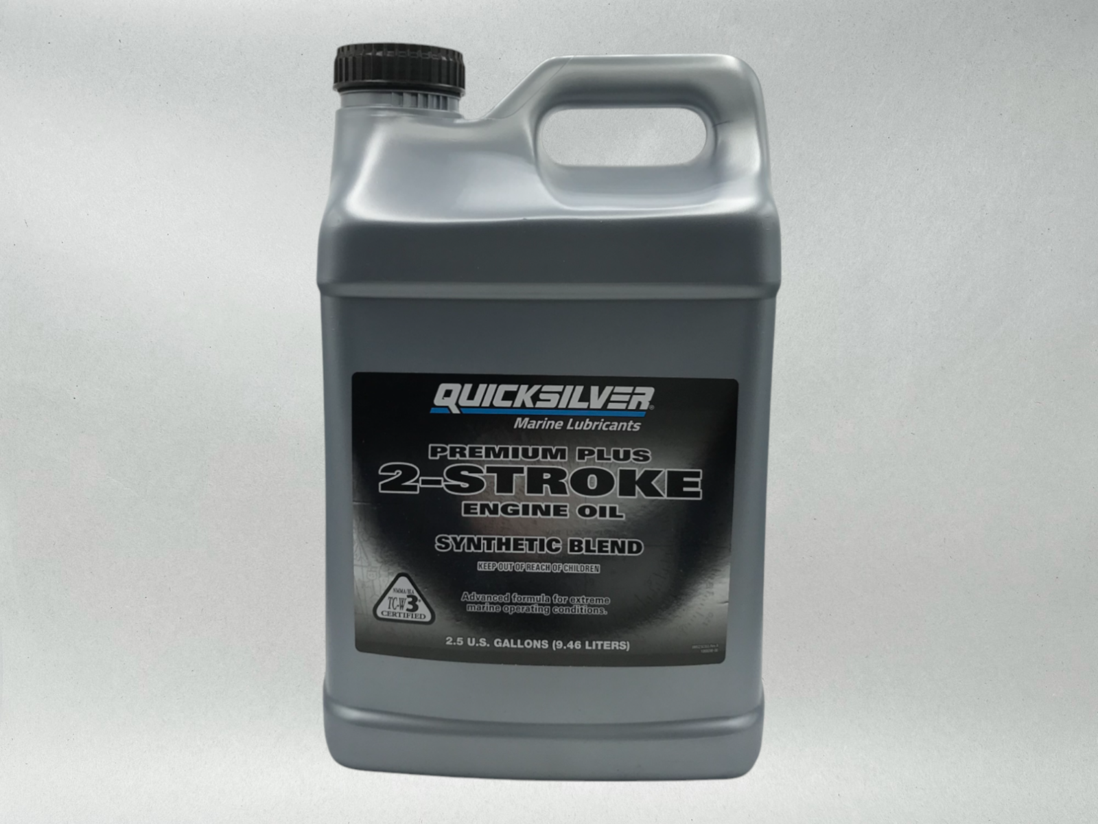 (2) Quicksilver Premium Plus 2-Stroke Semi Synthetic Oil 2.5 Gallons 858028Q01