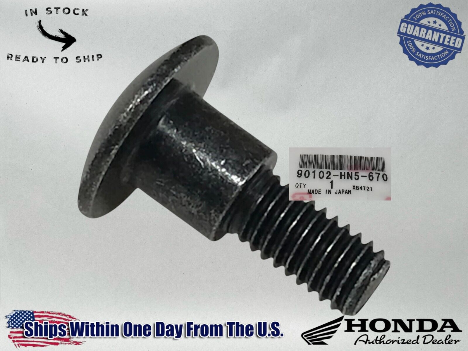 Honda Genuine OEM Authentic SCREW, SPECIAL (6X8) 90102-Hn5-670