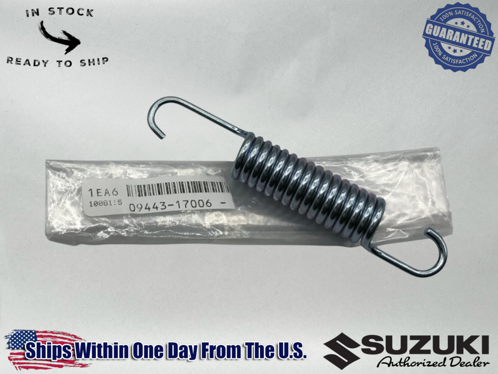 Suzuki Genuine OEM Kickstand Spring 2003-09 2012-19 2021-22 DRZ125 09443-17006