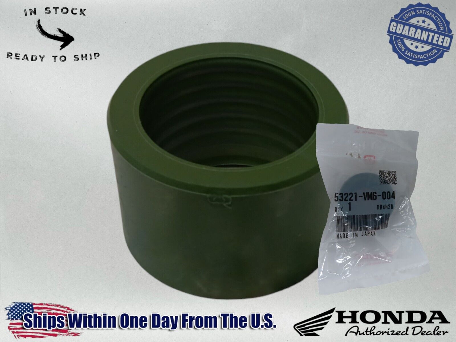 Honda Genuine OEM Authentic Steering Shaft Bushing 53221-VM6-004