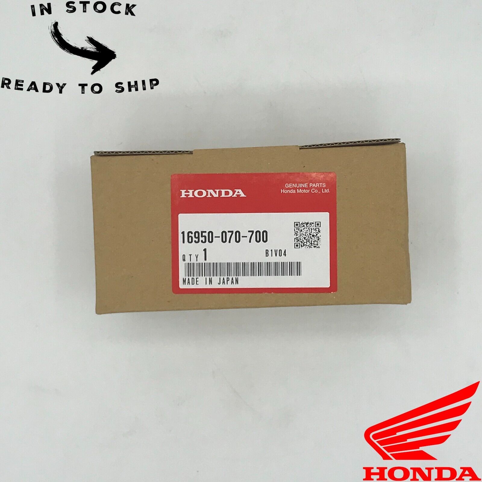 Genuine OEM Honda Fuel Petcock Assembly 16950-070-700
