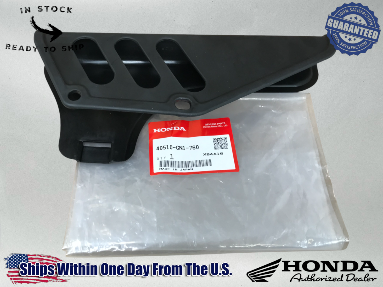 Honda OEM Chain Guard CRF80F XR80R CRF100F XR100R 40510-GN1-760