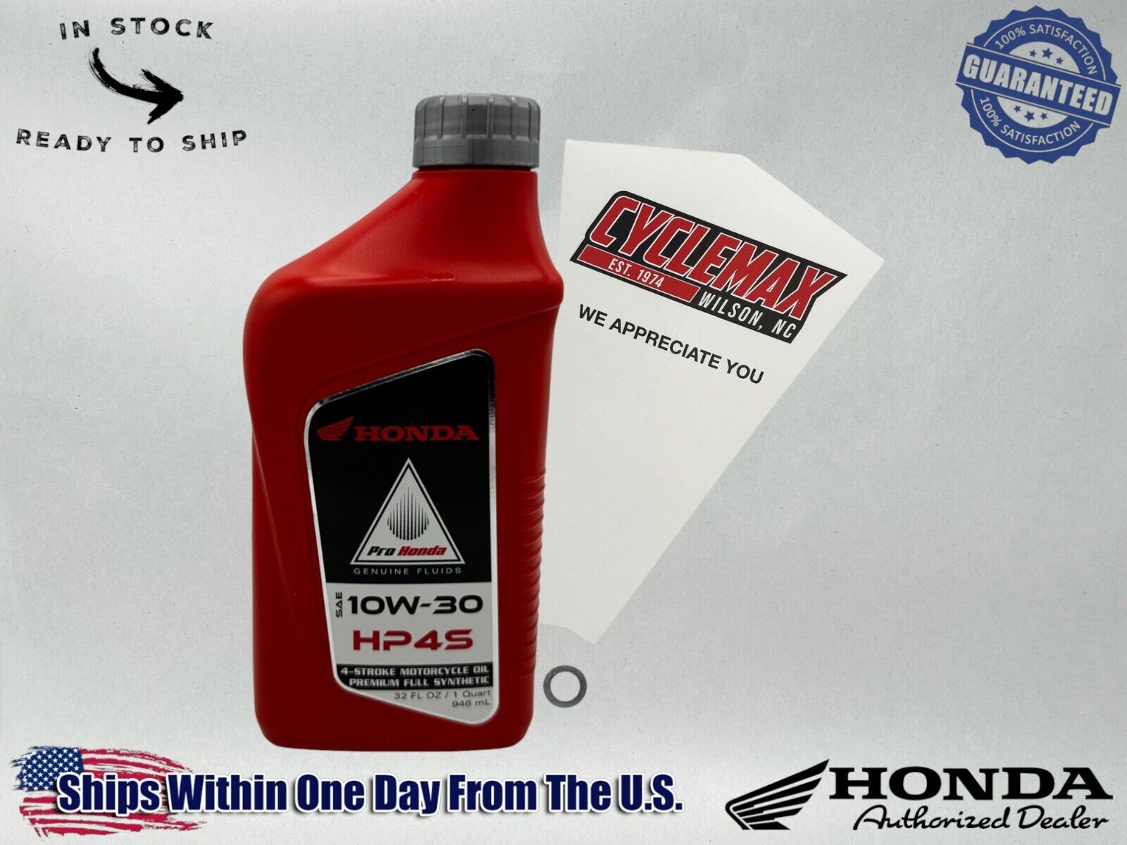 Cyclemax Full Synthetic HP4s Oil Change Kit fits 2004-2024 Honda CRF50F