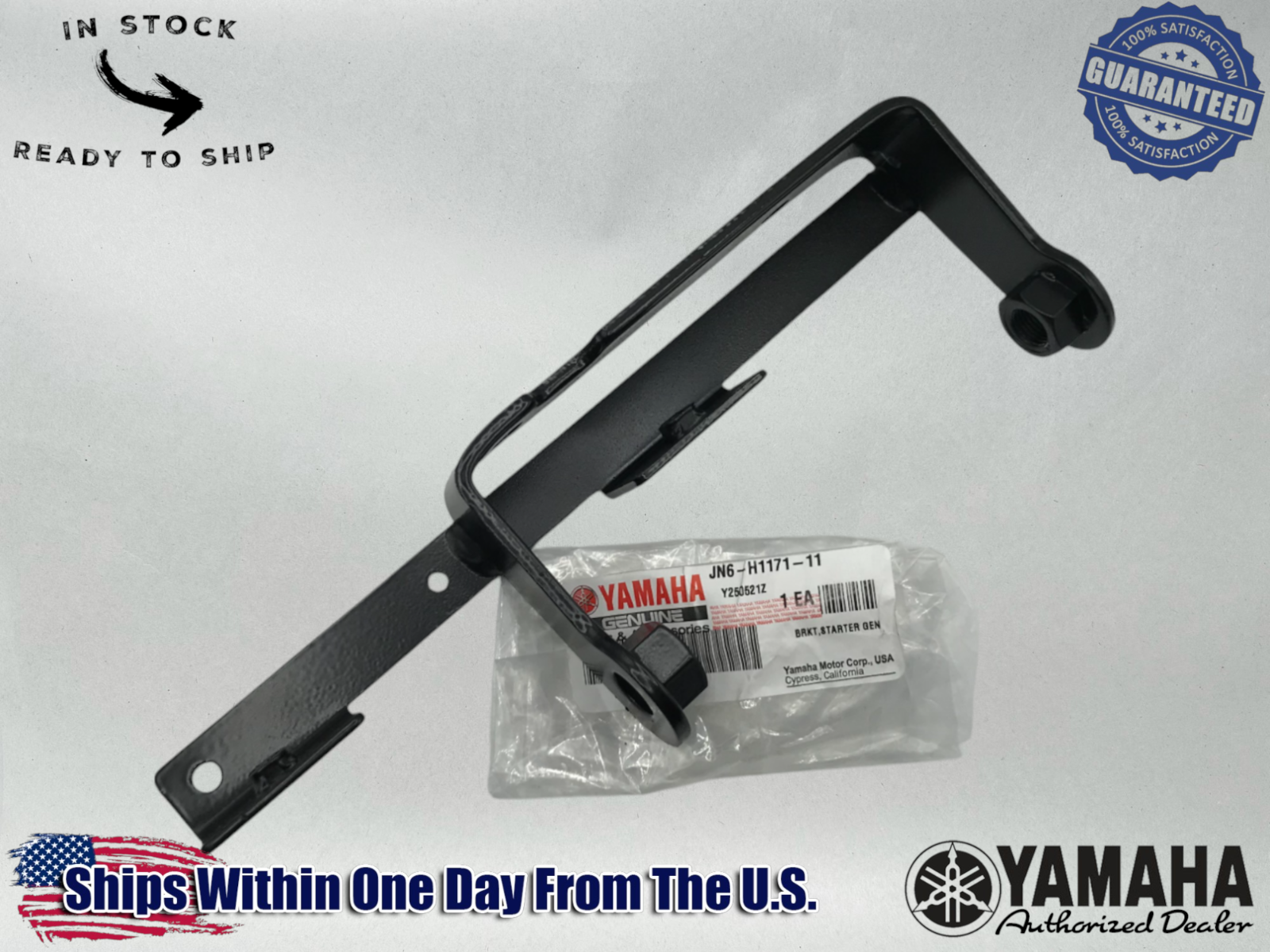 Yamaha Genuine OEM Starter/Generator Bracket, Golf Cart JN6-H1171-11-00