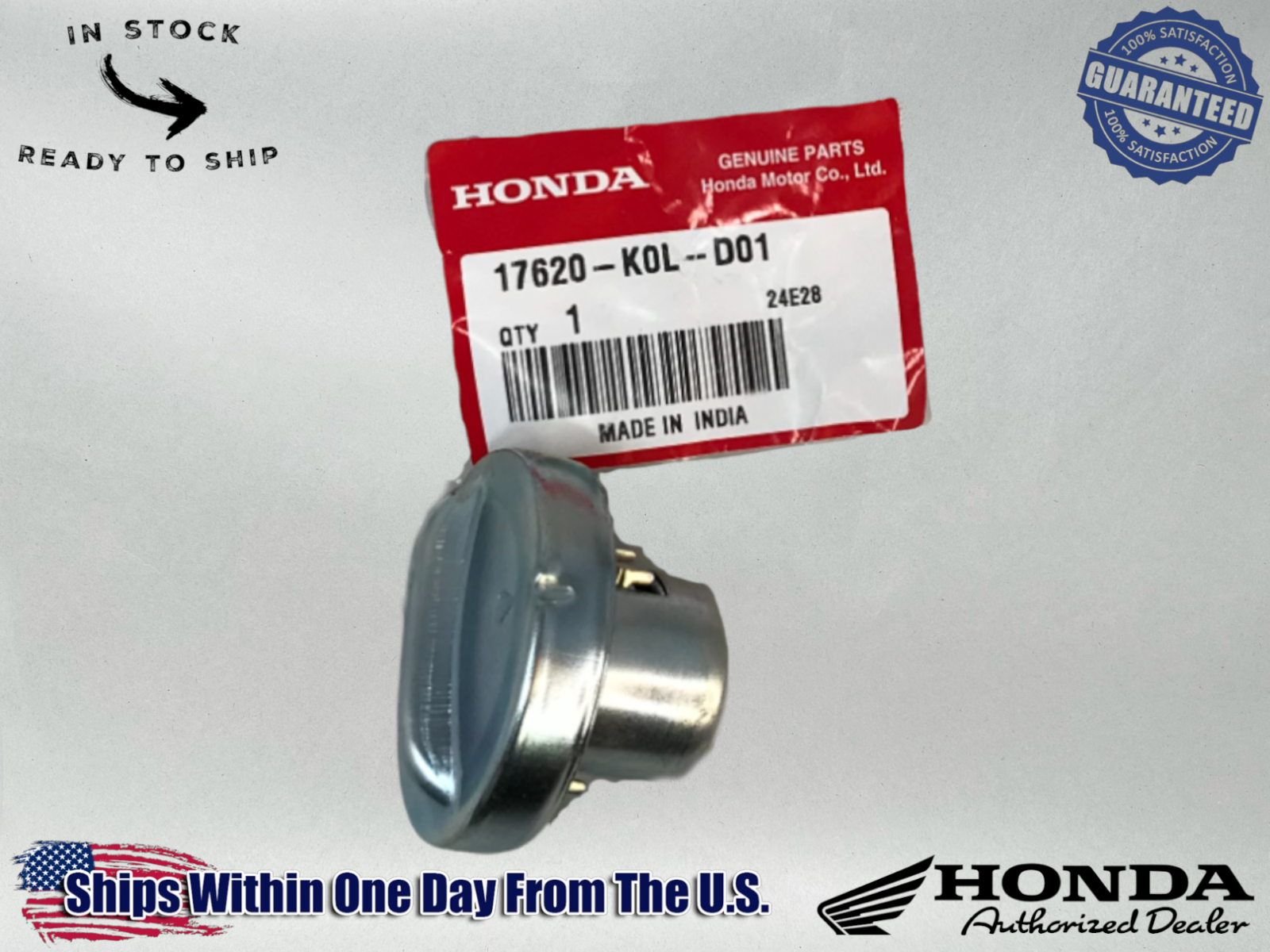 Honda OEM FUEL TANK CAP 22-24 NAVI NVA110B 17620-K0L-D01