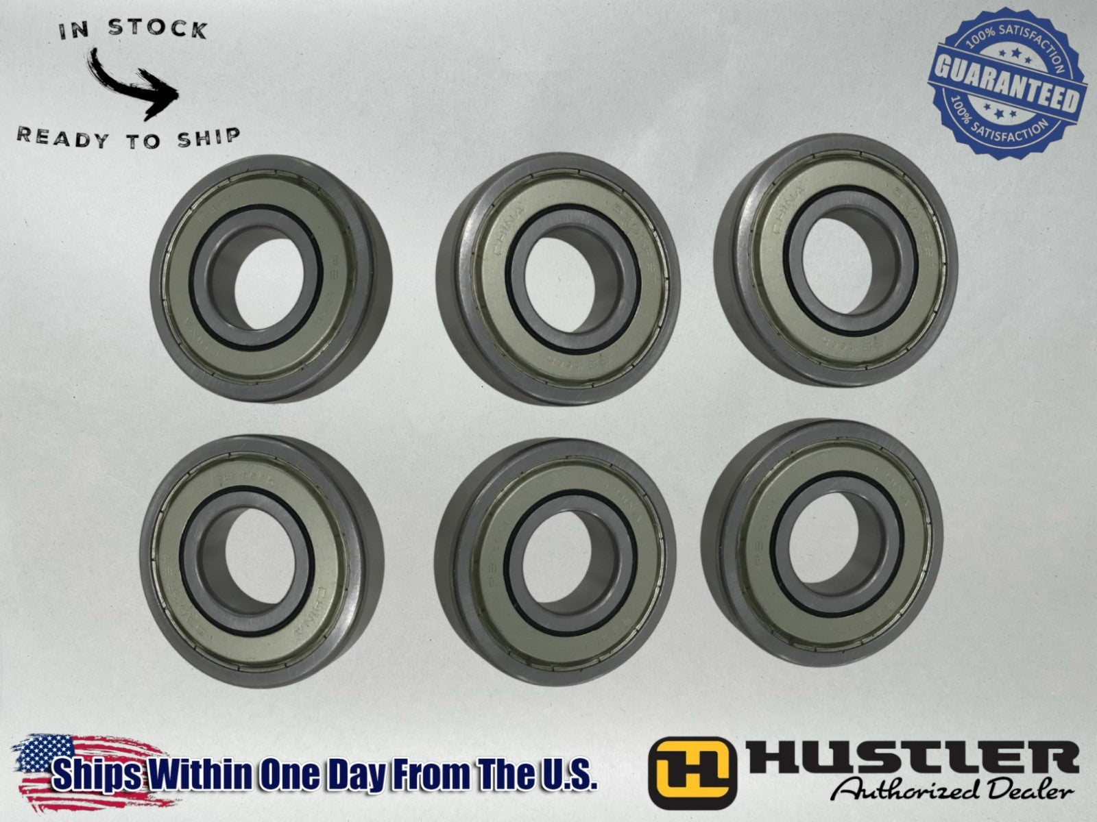6 HUSTLER OEM MOWER 607275 DECK SPINDLE BEARINGS FASTRAK RAPTOR SDX 607275
