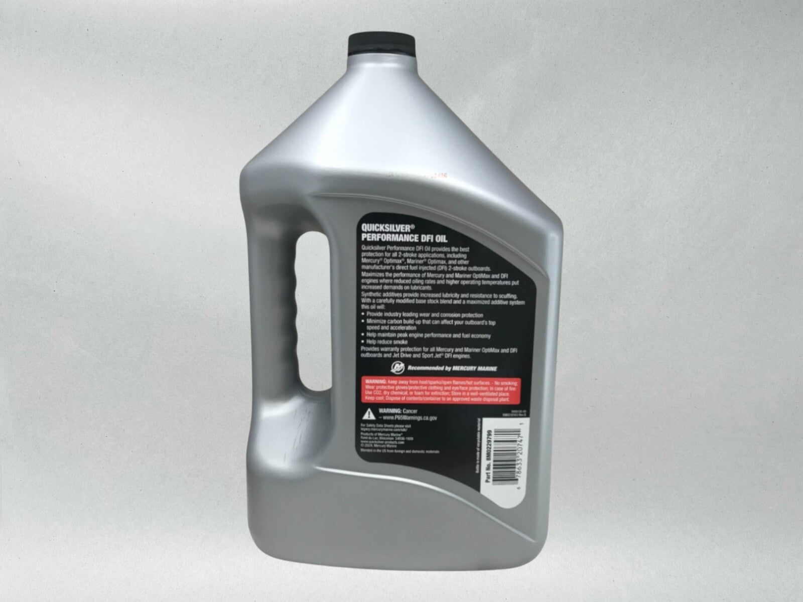 Quicksilver OEM Semi Synthetic Optimax DFI 2-Stroke Oil Gallon 8M0229799