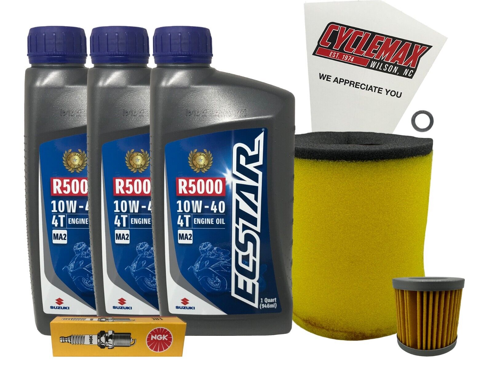 Cyclemax Standard Tune Up Kit w/ Spark Plug fits 2003-2007 Suzuki LTZ-400 K4-K7