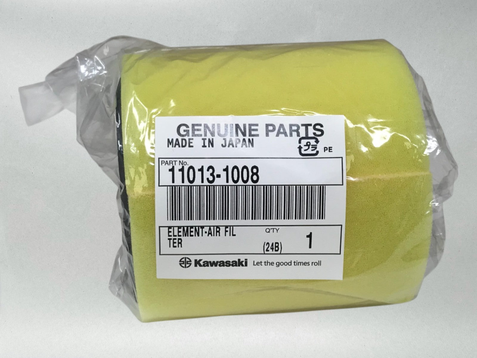 Kawasaki Genuine OEM Authentic 82-01 KE100 Element Air Filter 11013-1008
