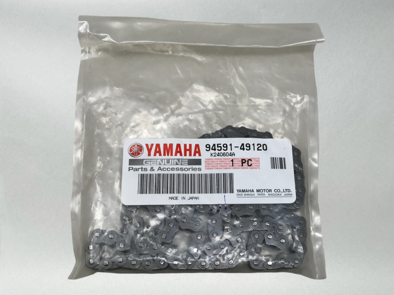 Yamaha Genuine OEM Authentic Cam Timing Chain 94591-49120-00
