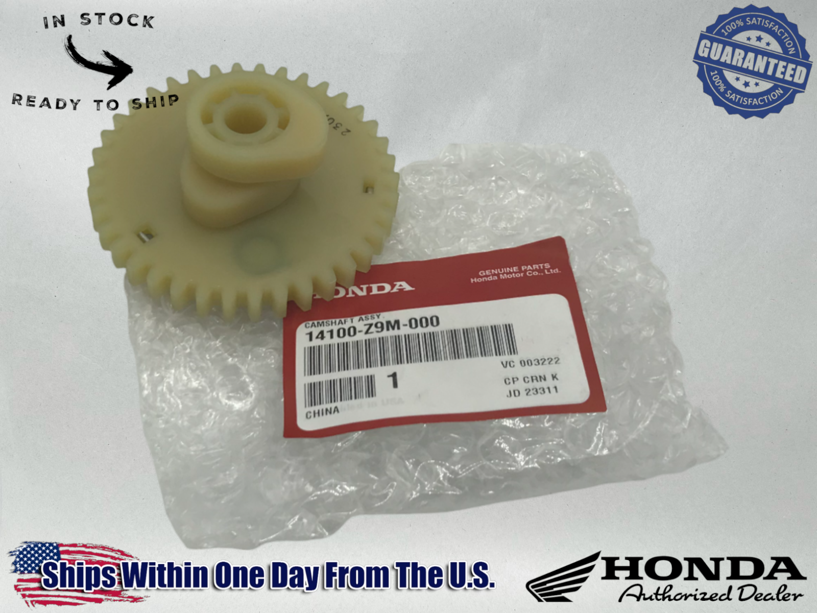 Honda Genuine OEM Camshaft Assy GCV200 HRX217K6 14100-Z9M-000