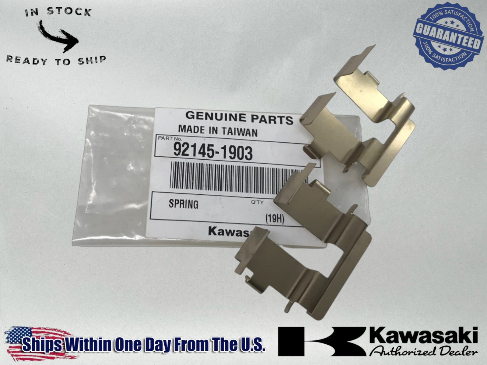 Kawasaki Genuine OEM TERYX KRX 1000 92145-1903 Spring 2020-23 BRAKE SPRI