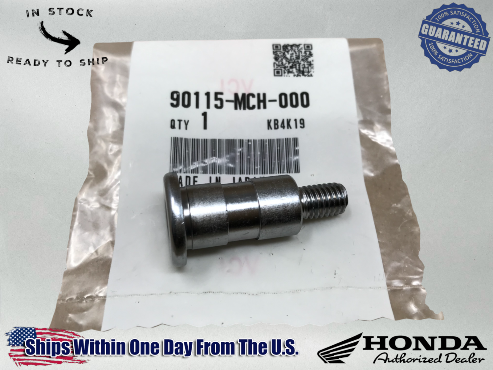 Honda OEM GEARSHIFT CHANGE PIVOT BOLT VTX1800C F 90115-MCH-000