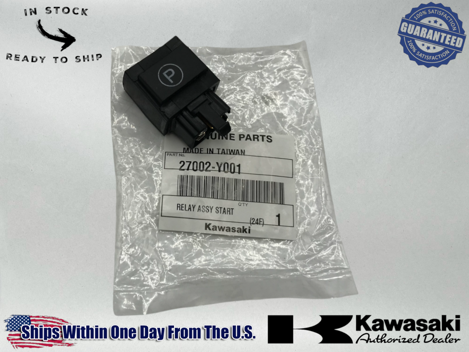 Kawasaki Genuine OEM Authentic 2007-24 KFX50 KFX 50 RELAY ASSEMBLY 27002-Y001