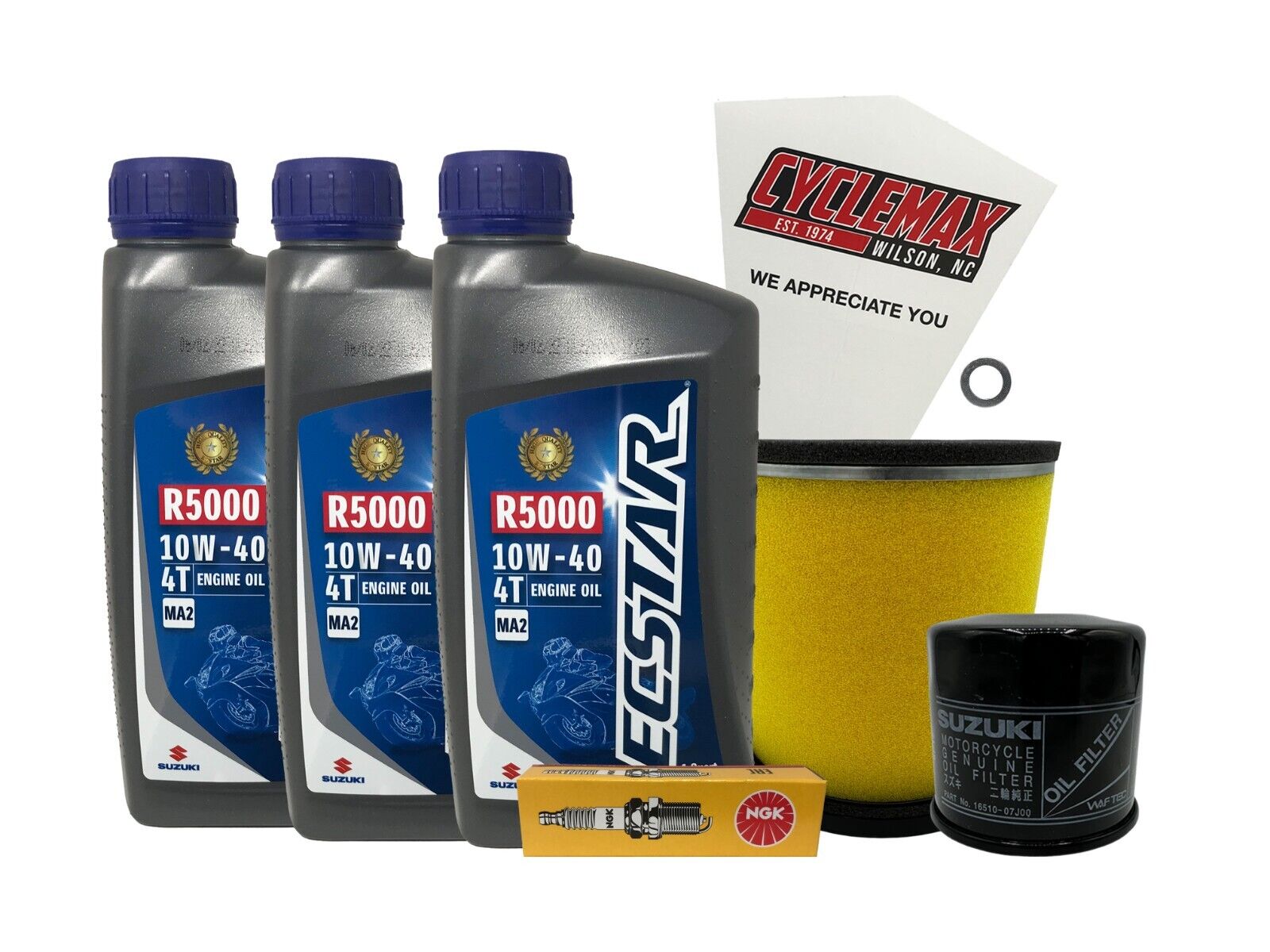 Cyclemax Standard Tune Up Kit w/ Spark Plug fits 2008-2013 Suzuki LT-A750