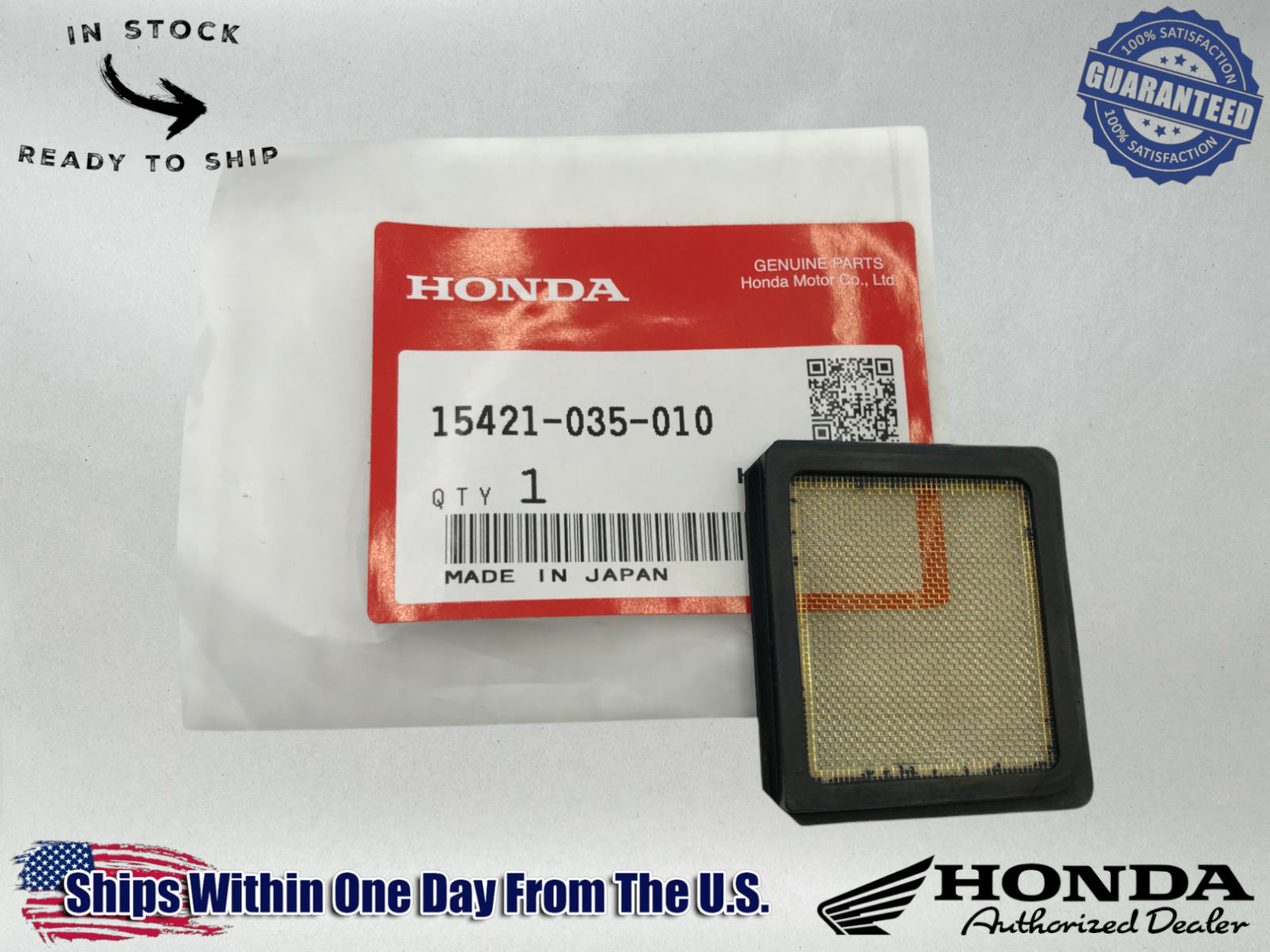 Honda OEM Oil Filter Screen ATC90 CT70 CT90 XL XR 75 80 100 15421-035-010