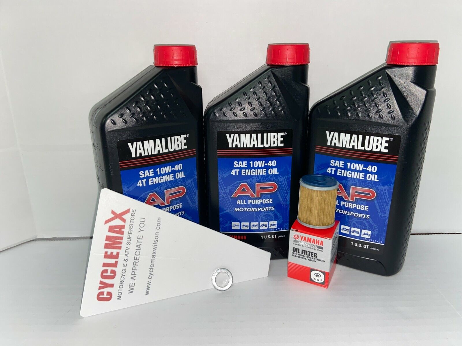 Yamalube OEM Oil Change Kit Fits - Yamaha Warrior 350 1987–2004