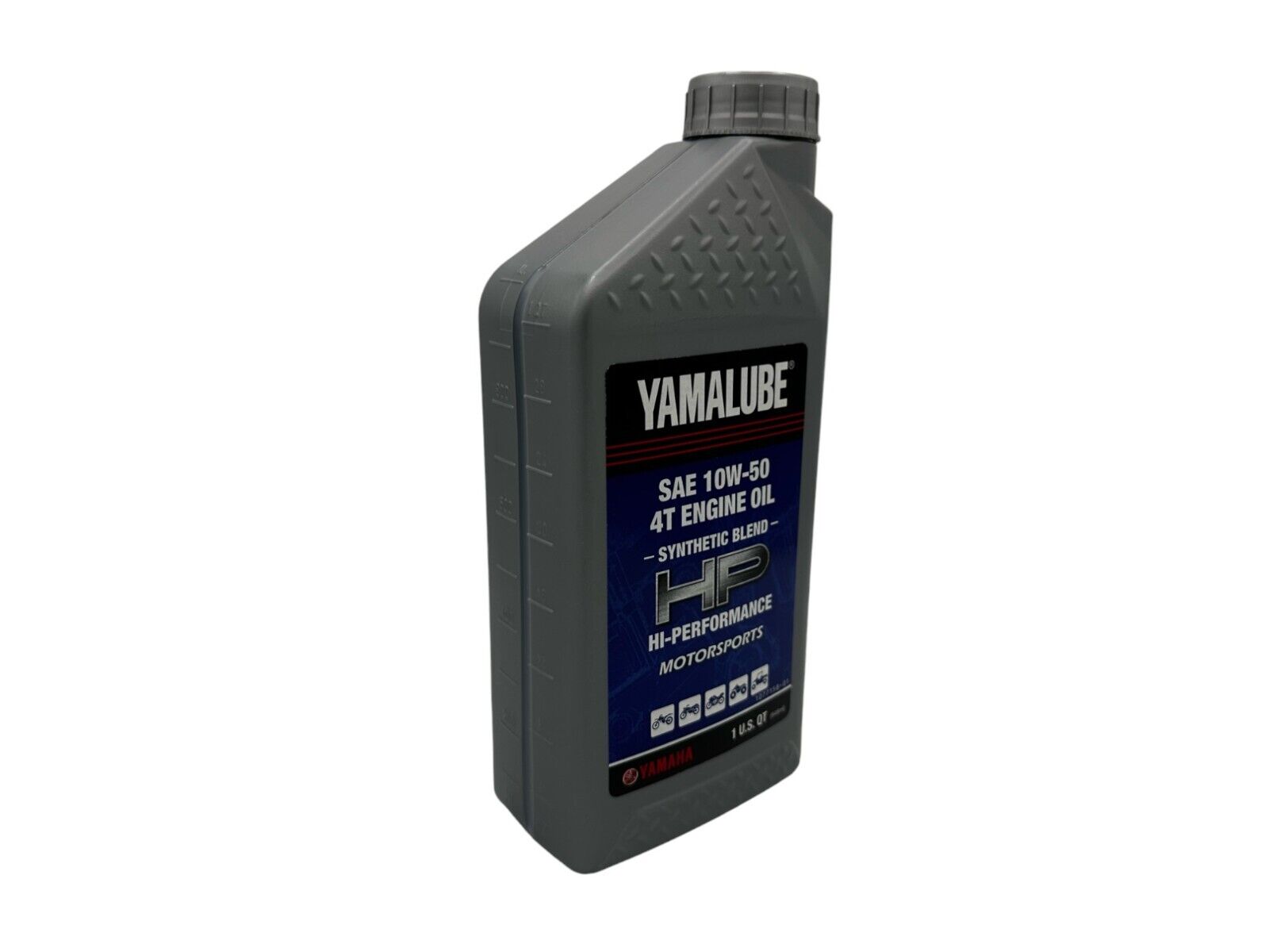Yamaha New Yamalube 10W-50 Semi-Synthetic Oil-LUB-10W50-SS-12