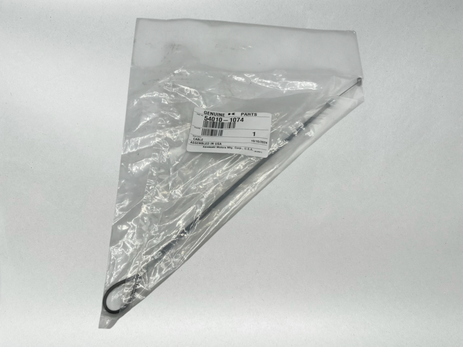 Kawasaki Genuine OEM 1989-2011 BAYOU 220 BAYOU 250 SEAT HOOK CABLE 54010-1074
