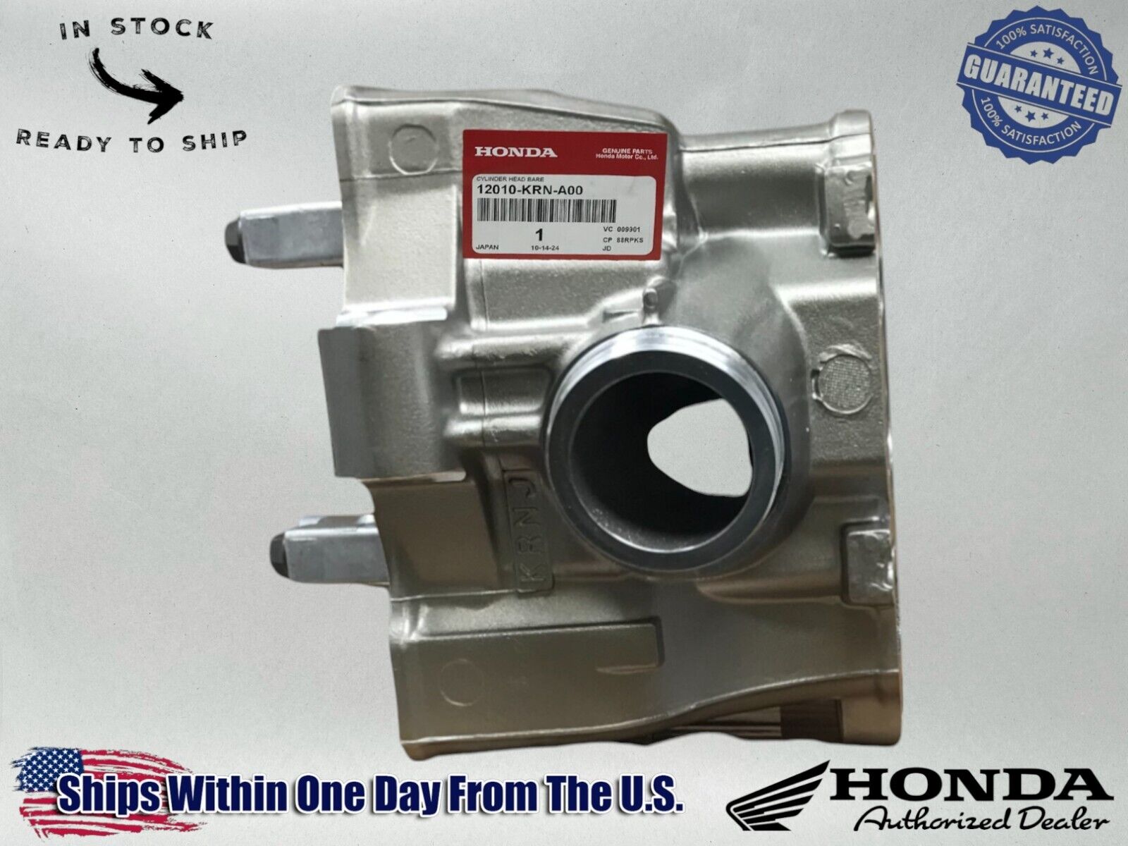 Honda Genuine OEM Cylinder Head 04-07 CRF250R CRF250 CRF250X 12010-KRN-A00