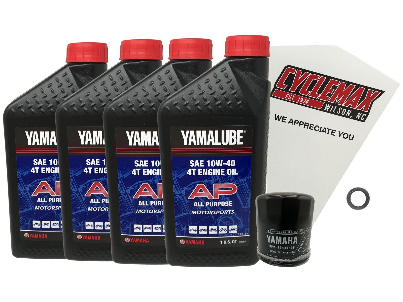 Cyclemax Genuine OEM 1995-2000 Yamaha YZ600R YZF600R Oil Change Kit