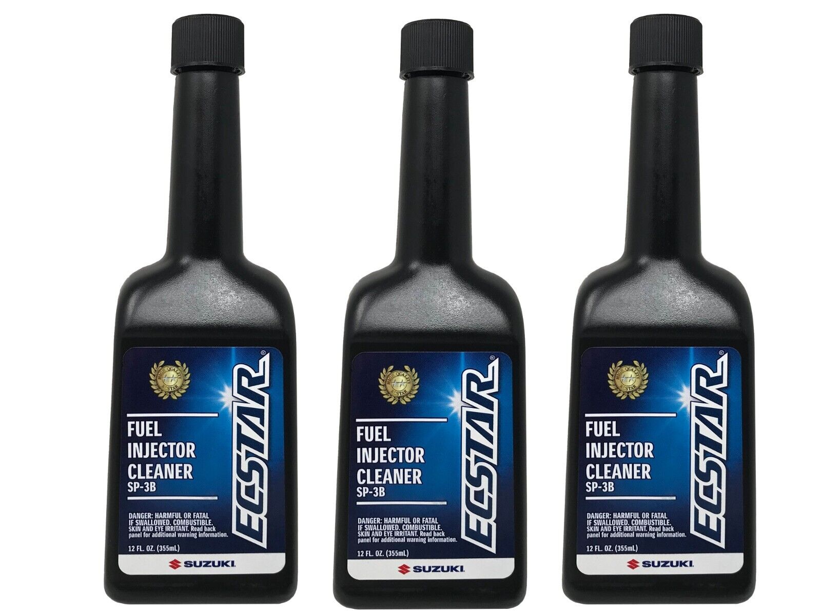 Suzuki Genuine OEM Ecstar Fuel Injector Cleaner 990A0-02E25-12Z - 3 Pack