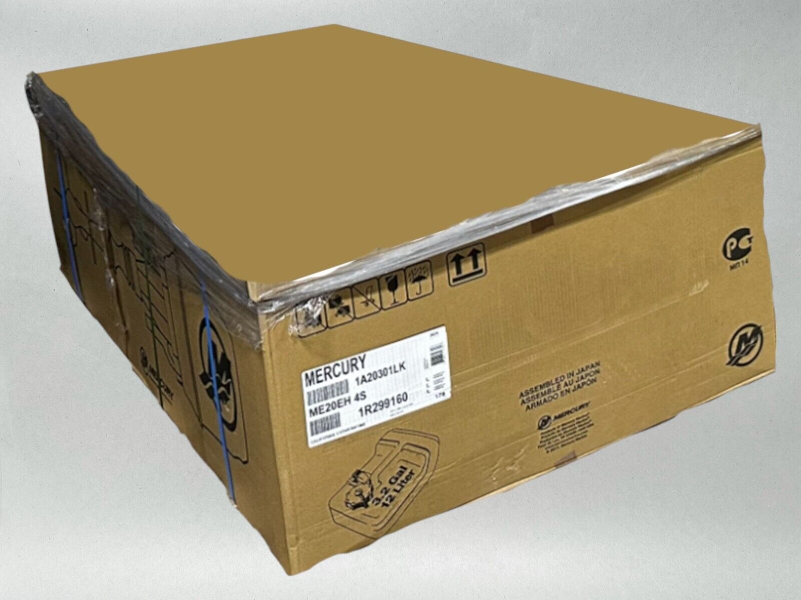 Mercury 20hp EFI Tiller FourStroke Outboard Motor, 15" Shaft Model ME 20 EH 4S