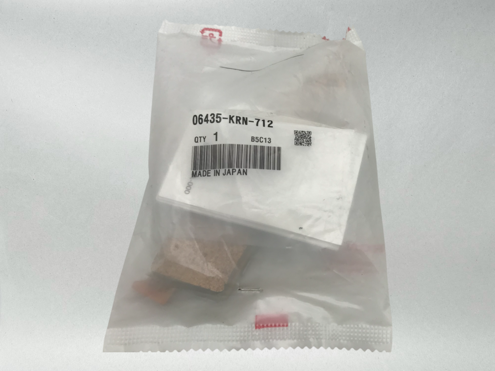 Honda OEM 2002-24 CRF 150R 250R 250X 450R 450X Rear Brake Pads 06435-KRN-712