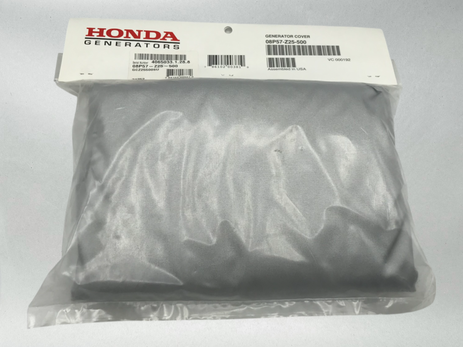 Honda Genuine OEM EU6500is, EU7000is Generator Cover 08P57-Z25-500
