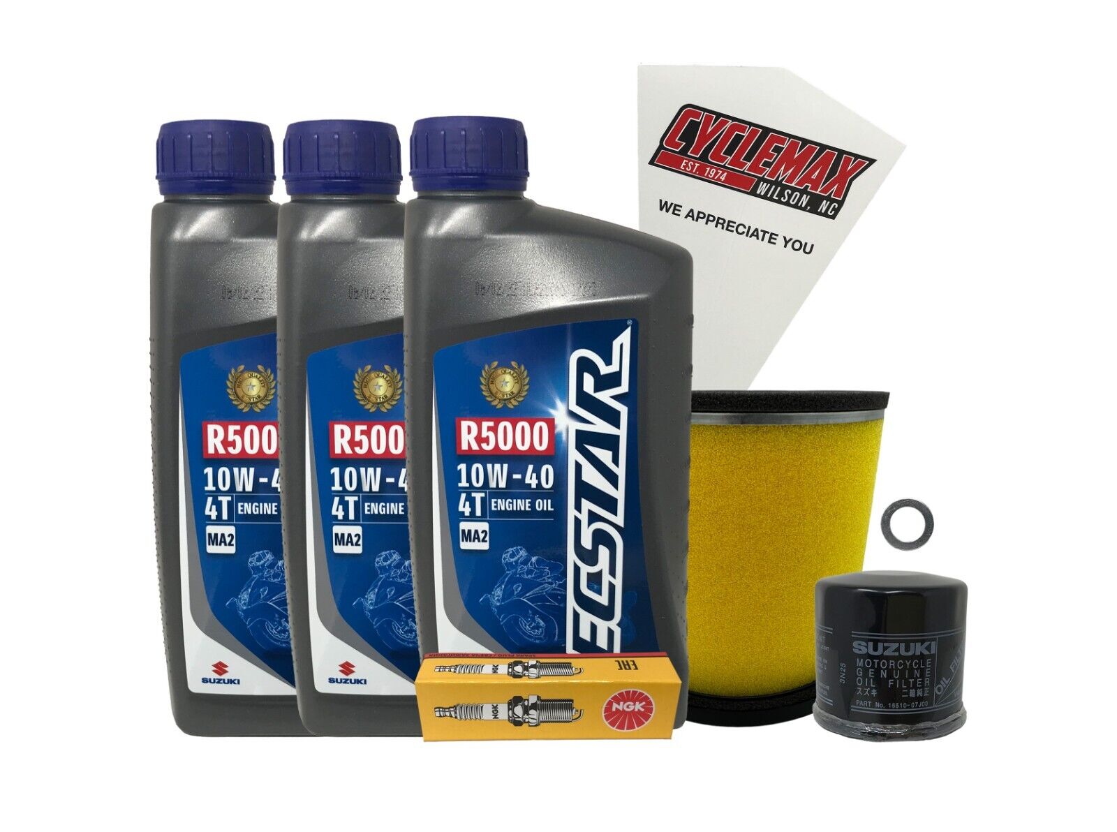 Cyclemax Standard Tune Up Kit w/ Spark Plug fits 2015-2022 Suzuki LT-A500