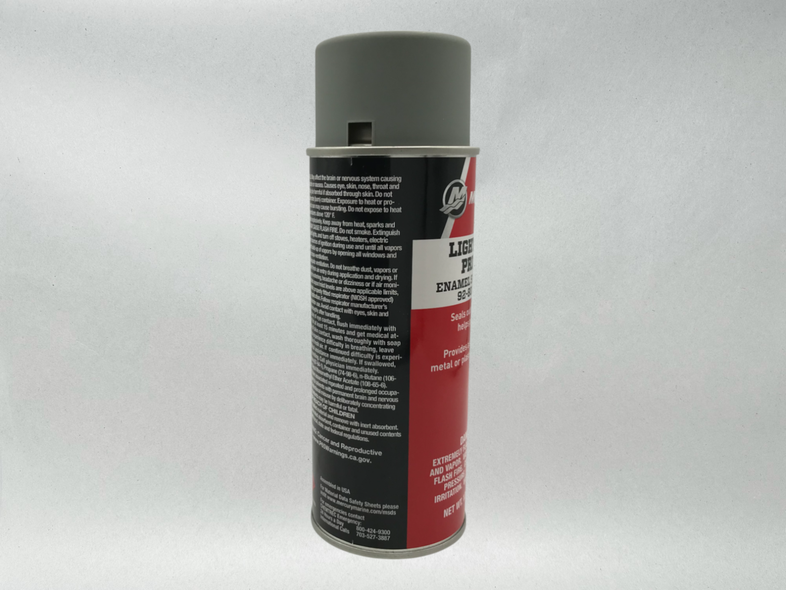 Mercury OEM Authentic Light Grey Primer Enamel Spray Paint Can PN 92-80287852