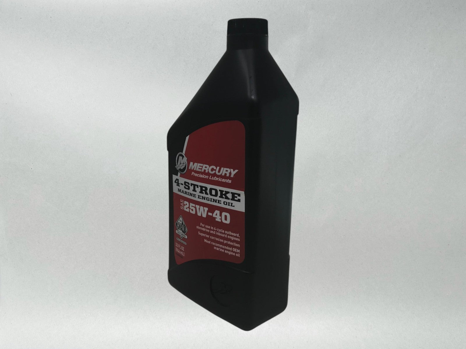 Mercury Genuine OEM Authentic 25W-40 4-Stroke Conventional Marine Oil 8M0078627