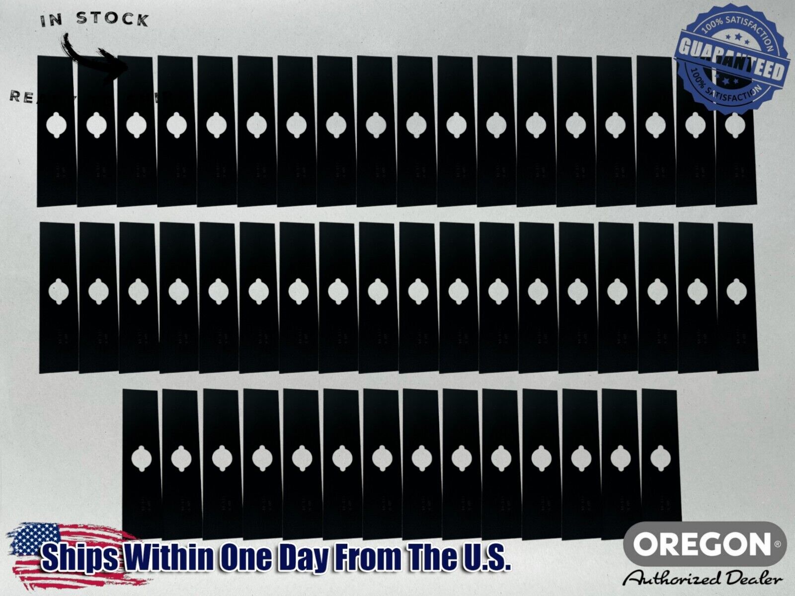 Oregon 50 Pack 40-139 8" x 2" Stick Edger Blades Fits Echo Ryobi Red Max Stihl